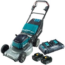 Makita DLM533PG2 18Vx2 (36V) Self-Propelled Aluminium Deck 53cm Lawn Mower