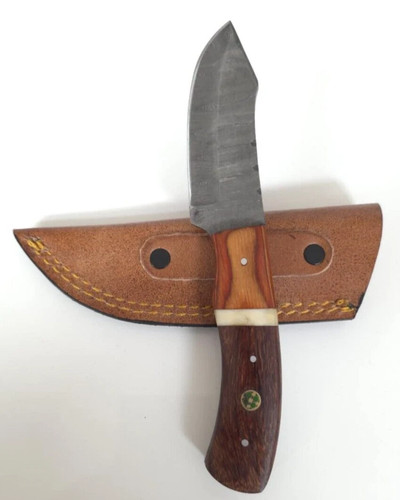 Taschenmesser Rosenholz Lagen-Damast