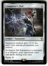 Conqueror's Flail 340 Rare Commander: FINAL FANTASY Magic: The Gathering NM
