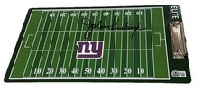 JOHN HARBAUGH signed (NEW YORK GIANTS) Coaches clipboard BECKETT BAS BW54024