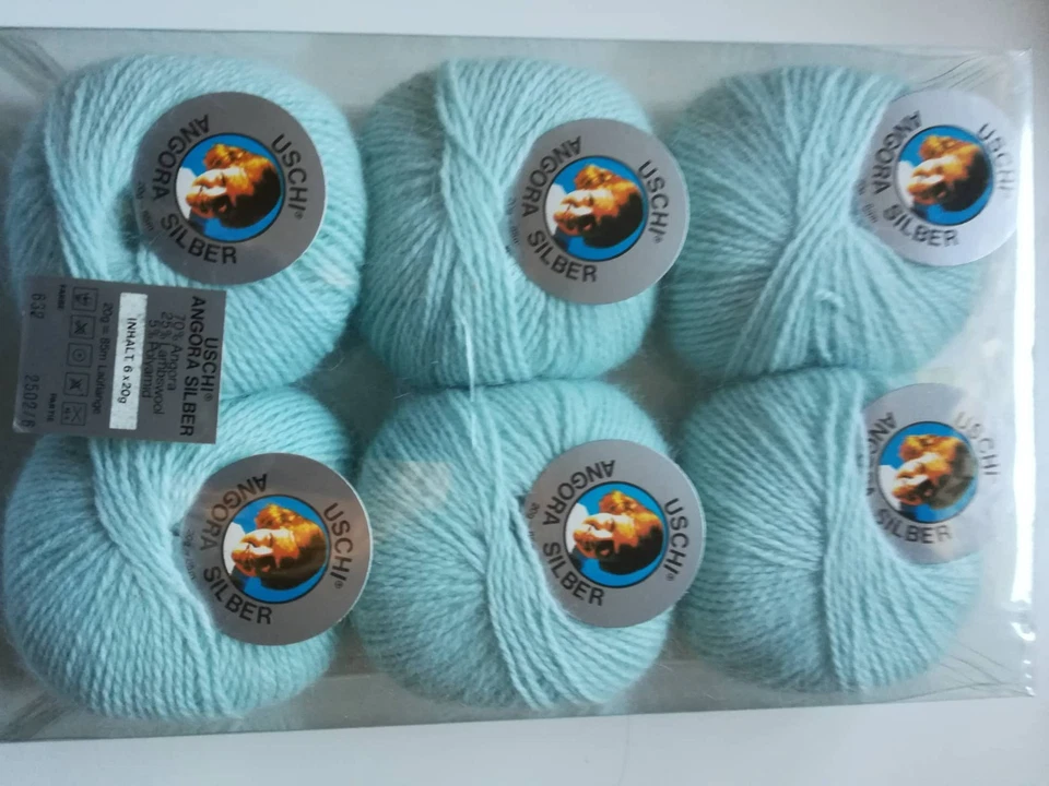 240 g  12 Knäuel Angora Wolle  Angorawolle Angoragarn  70 % Angora  -  Wollpaket - Bild 1 von 1