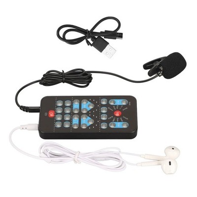 1PCS Handheld Voice Changer Multifunctional Sound Disguiser With 8 Voice Effects