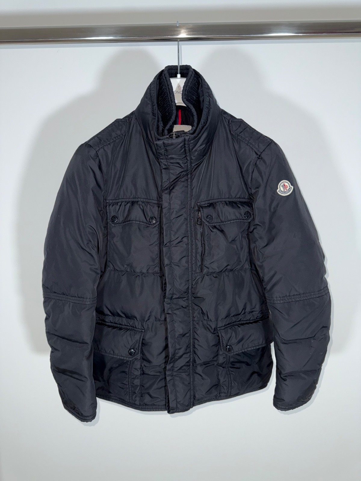 Moncler Amazzone Black Jacket Size 1 S Women's Down Coat
