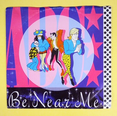 ABC 1985 MERCURY 45 PICTURE SLEEVE BE NEAR ME MARTIN FRY HOW TO BE A ZILLIONAIRE