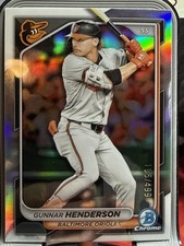 2024 Bowman Chrome - Gunnar Henderson #9 Refractor /499