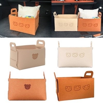 Convenient & Space Saving Box Foldable Car Home Storage Box with Big Capacity