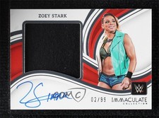2023 Panini Immaculate WWE Premium Memorabilia 2/99 Zoey Stark #PM-ZST Auto 1co7