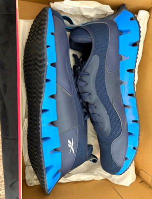 Reebok Zig Dynamica Men's Low Top Running Sneaker Lace Up Cushioned Blue FY7055
