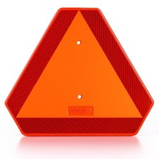 Slow Moving Vehicle Sign Triangle Sign 14"x16" Engineering Reflective Up to 7...