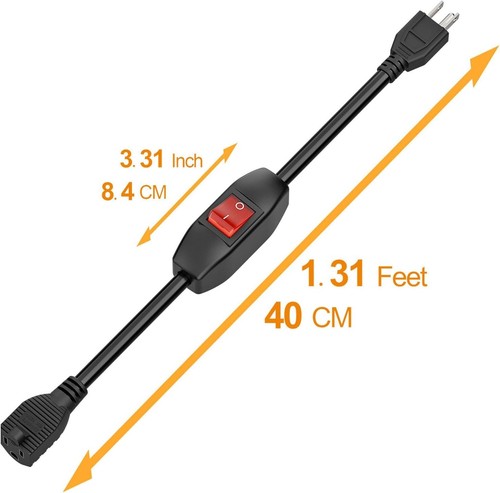 Robusto cable de alimentación 23A de 3 clavijas con interruptor en línea - Ideal para uso doméstico - Imagen 6 de 11