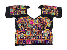 Banjara Choli , Vintage Banjara Kutch Rabari Ethnic Embroidery top, kuchi boho