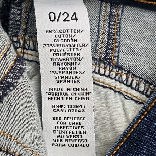 Celebrity Pink Juniors Women's Jeans 0/24 Button Skinny Curvy High Rise Blue - Picture 12 of 19