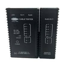 Line Tester LAN Cable Twisted Pair Tester Repair Networking Tool Black Y3P3