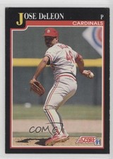 1991 Score Jose DeLeon #221 te2