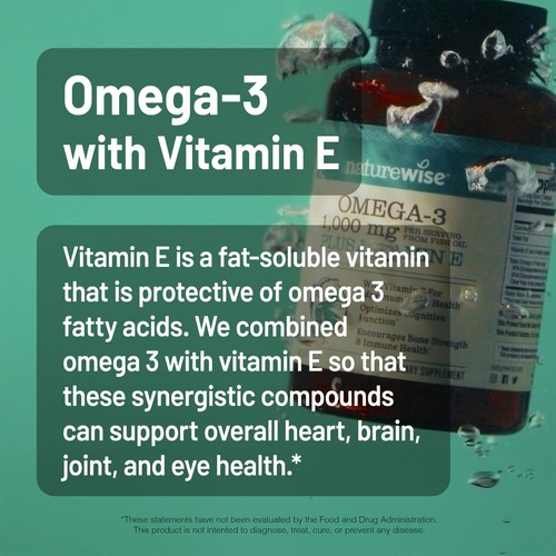 Extra-Strength Omega 3 Fish Oil Supplement - 1000mg per Serving - 600 EPA & 4... - Picture 8 of 9