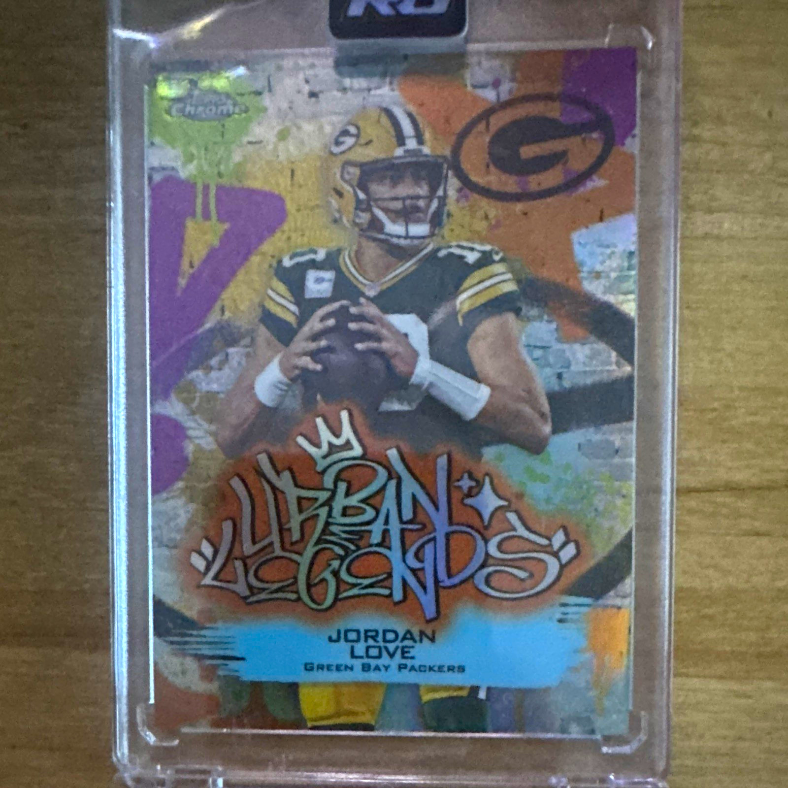 Jordan Love #UL-5 Football Cards 2025 Topps Chrome Urban Legends trading card — raw and PSA graded price guide