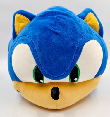   Sonic Club Mocchi-Mocchi Kopf-Plüschkissen von TOMY ca. 32 cm   weich, kult!