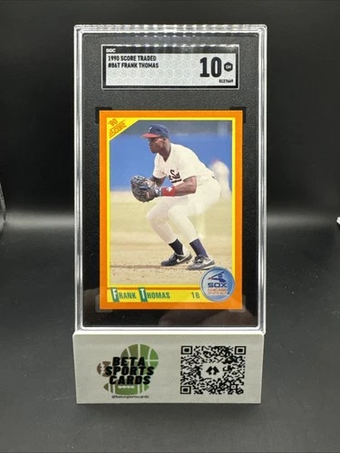 1990 Score Traded #86T FRANK THOMAS Rookie RC SGC 10 White Sox FREE SHIP