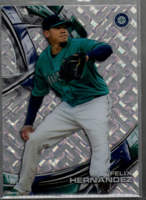 B0615- 2016 Topps High Tek Tidal Diffractor # Htfh Felix Hernandez - Nm-Mt