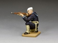 USN027 Bluejacket Kneeling Firing Rifle by King and Country