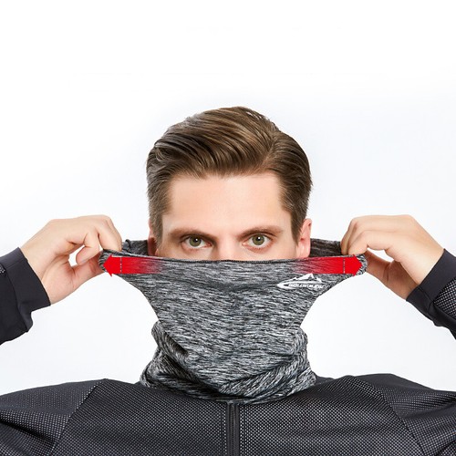 Ghetta collo invernale più calda passamontagna uomo sciarpe maschera viso bandana copricapo - Foto 3 di 15