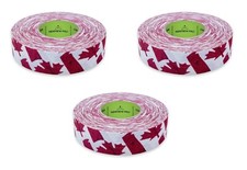 RENFREW PRO 3 Roll Pack Cloth Hockey Stick Tape - 24MM x 25M CANADIAN FLAG 
