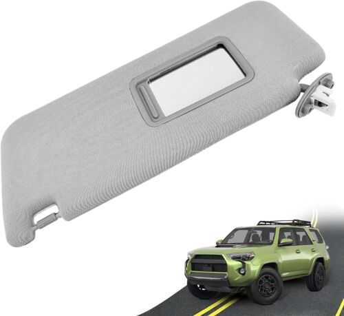 Gray Left Driver Side Sun Visor For 2010-2022 Toyota 4runner 7432035A91B1 - Picture 12 of 16