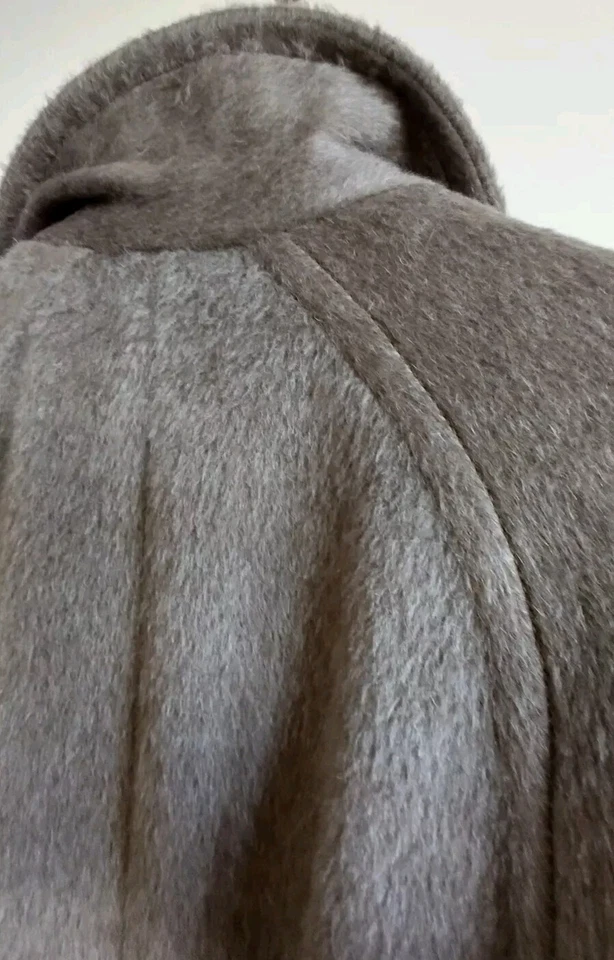 Abrigo de mujer vintage largo de lujo, nuevo, de "C&A", 80% Lama Mohair 20% Lana Virgen Foto 3 de 4