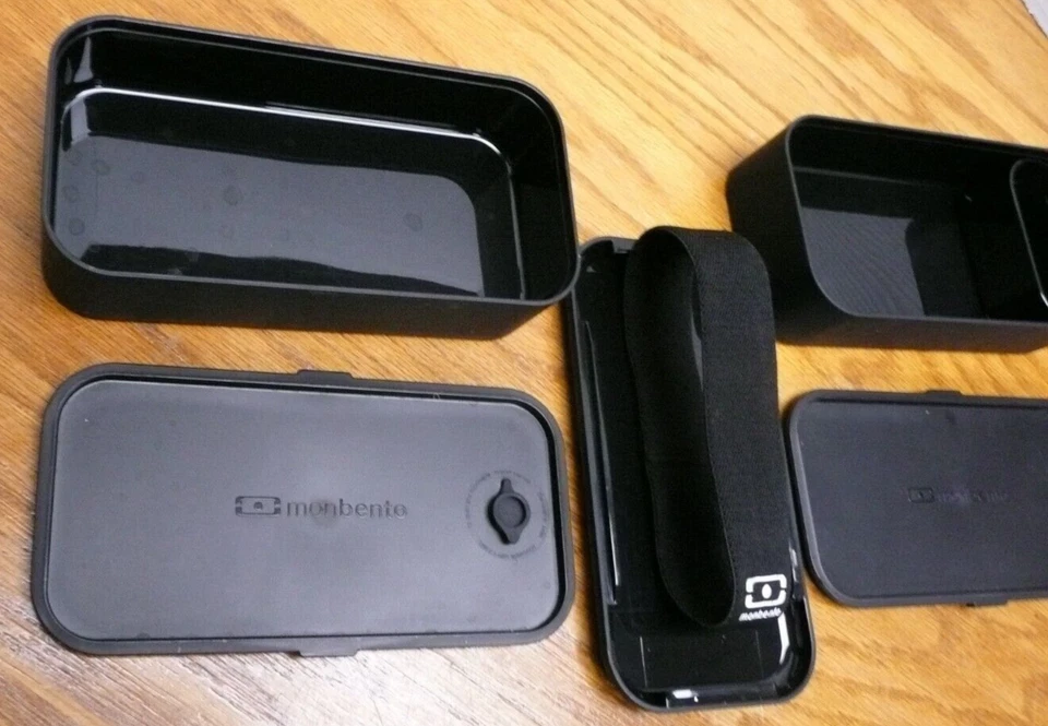 Caja de almuerzo portátil Monbento MB original Bento Box 2 niveles a prueba de fugas Foto 4 de 4