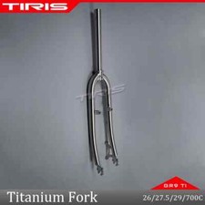 TIRIS Titanium Road Bicycle Front Fork for Gravel Bike Parts Accessories
