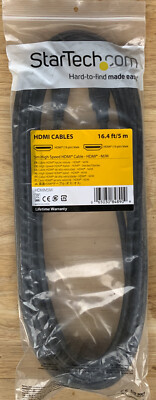 STARTECH.COM HDMM5M ULTRA HD CONNECTIONS HIGH SPEED HDMI-HDMI M/M 5M 16.4FT