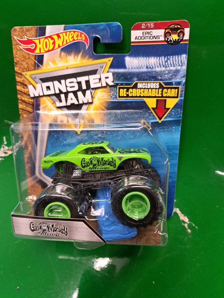 ミニカー Hot Wheels Gas Monkey Monster Jam 2017 Amazon.com: Hot Wheels Monster Jam Gas Monkey Vehicle : Toys