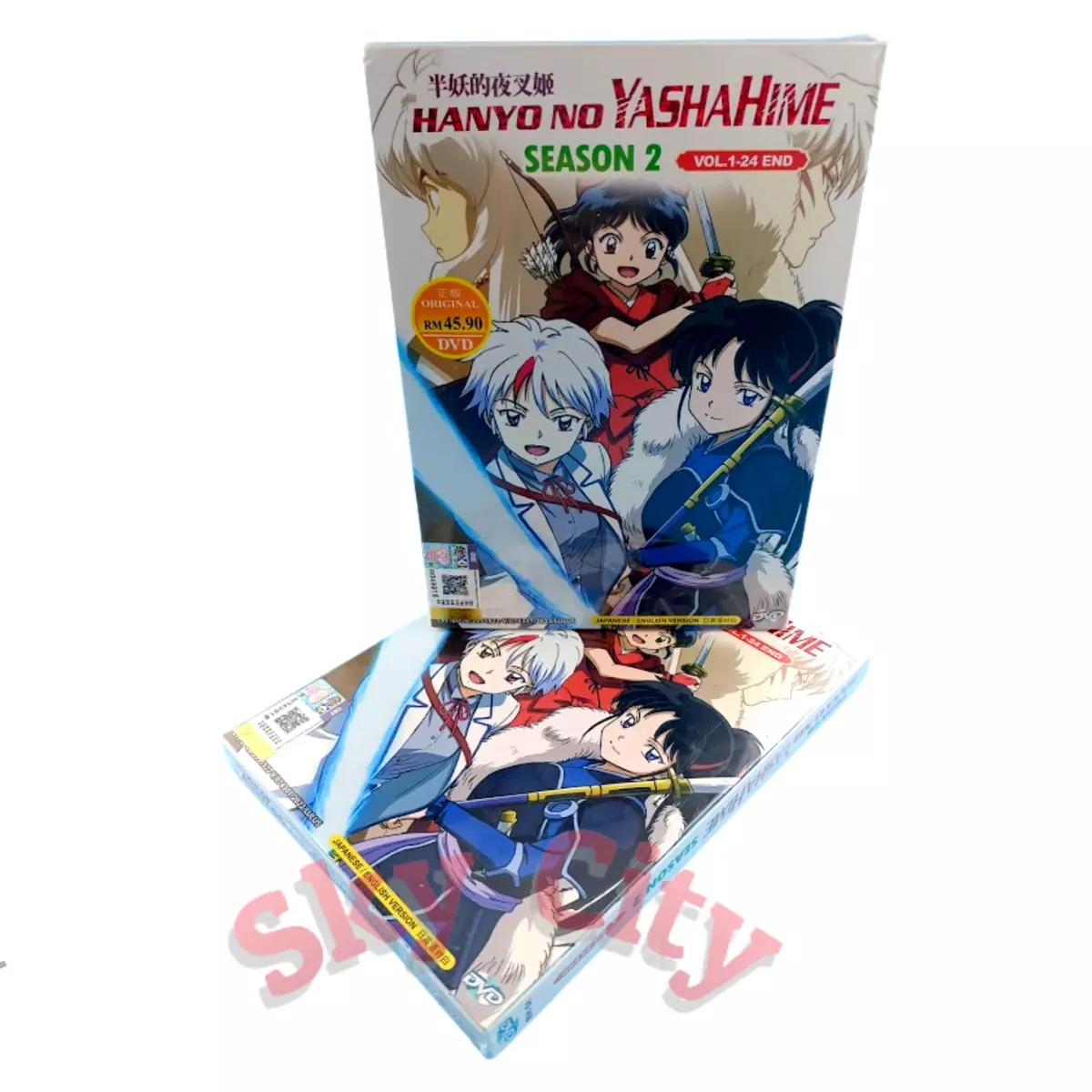 DVD Anime HANYO NO YASHAHIME SEASON 2 VOL.1-24 End English Dubbed TRACK  Shipping