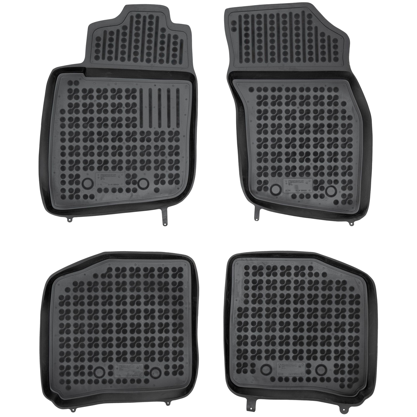 Tapis de sol en caoutchouc Rezaw-Plast pour Volvo V40 1995-2004 noir ensemble complet