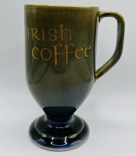 VINTAGE IRISH COFFEE MUG IRELAND WADE IRISH PORCELAIN STAMPED 