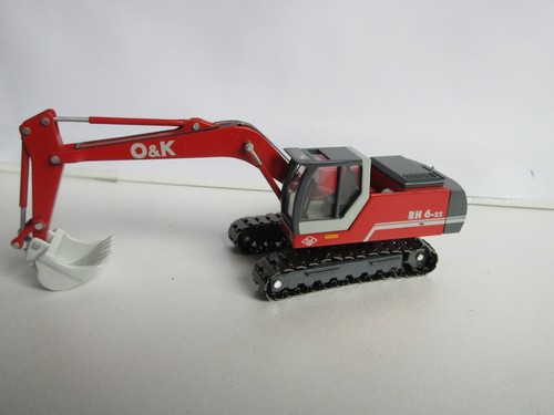 NZG 474 1:87/H0 O&K RH6 Kettenbagger mit Metallketten, Druckguss !!!