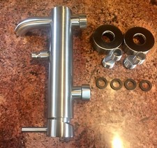THG Duomo Single Spout Modern Faucet Stainless Steel Brushed