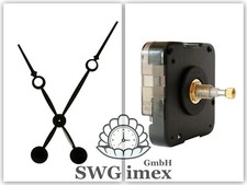 Quarz-Uhrwerk extra lang groß Uhrzeiger Satz Riesig Metall 29 cm SCHWARZ #17XL