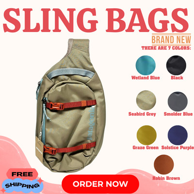 PATAGONIA Atom Sling Bag 8L,7 Colors | NEW | FREE SHIPPING | AUTHENTIC