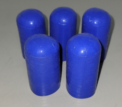 Lot of 5 Samco Sport Bypass Cap Ends Reinforced Silicone 1'' ID x 2.5'' Long  (M18
