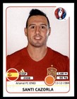 Panini UEFA Euro France 2016 - Santi Cazorla EspaÃ±a No. 366