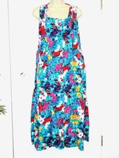 Tangibles dress size Medium shirt dress tank flare high waist pocket button down