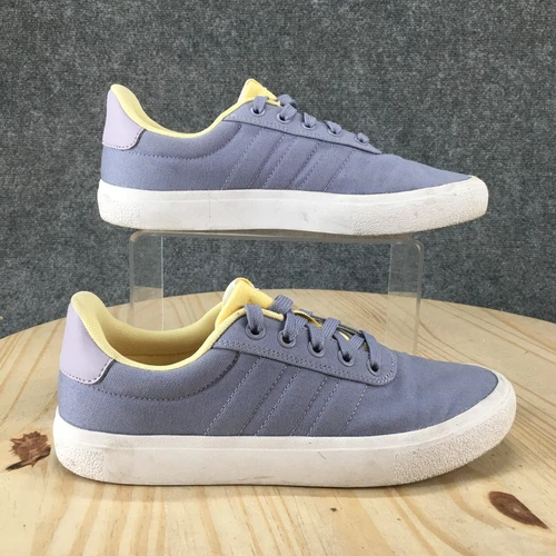 Adidas Shoes Womens 6.5 Vulc Raid3r Sneakers Blue Canvas Lace Up Low Top Casual