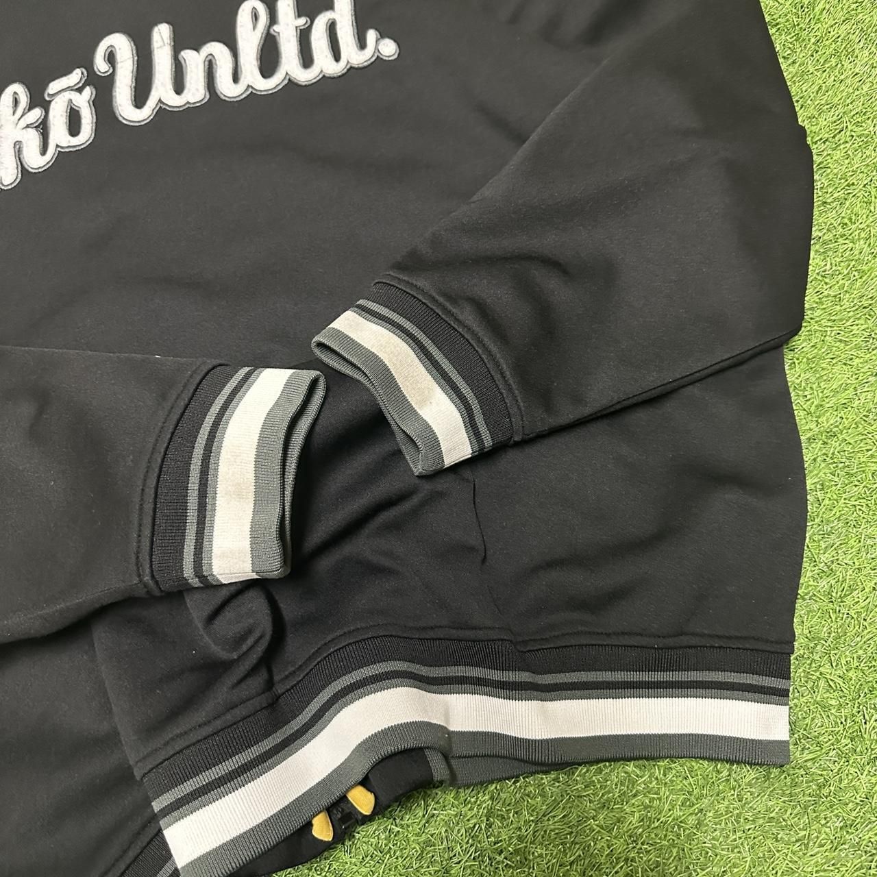 VTG Ecko Unltd Y2K 2000's Black Big Logo Spellout Size XXL Full Zip Track Jacket image 2