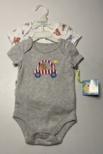 NWT Infant Size 3/6 Months Set of Two One-Piece Rompers Baby Sleepers