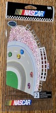 RARE Jolees Nascar Title Race Track RaceCar Stands People 3D Scrapbook Stickers