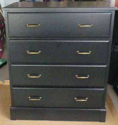 Ikea Undredal Chest Of 4 Drawers Black Dressers Drawers