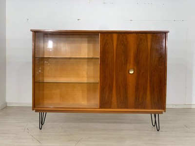 Mid Century Highboard Geschirrschrank Schrank Wohnzimmerschrank Vintage