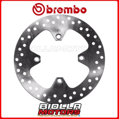 68B407A4 BREMSSCHEIBE HINTEN BREMBO TRIUMPH SCRAMBLER EFI 865 2010 FESTSTEHEND