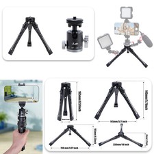 Camera Tripod Hand Vlog Grip Cold Shoe PTZ Phone Live Shooting Desktop Tripods